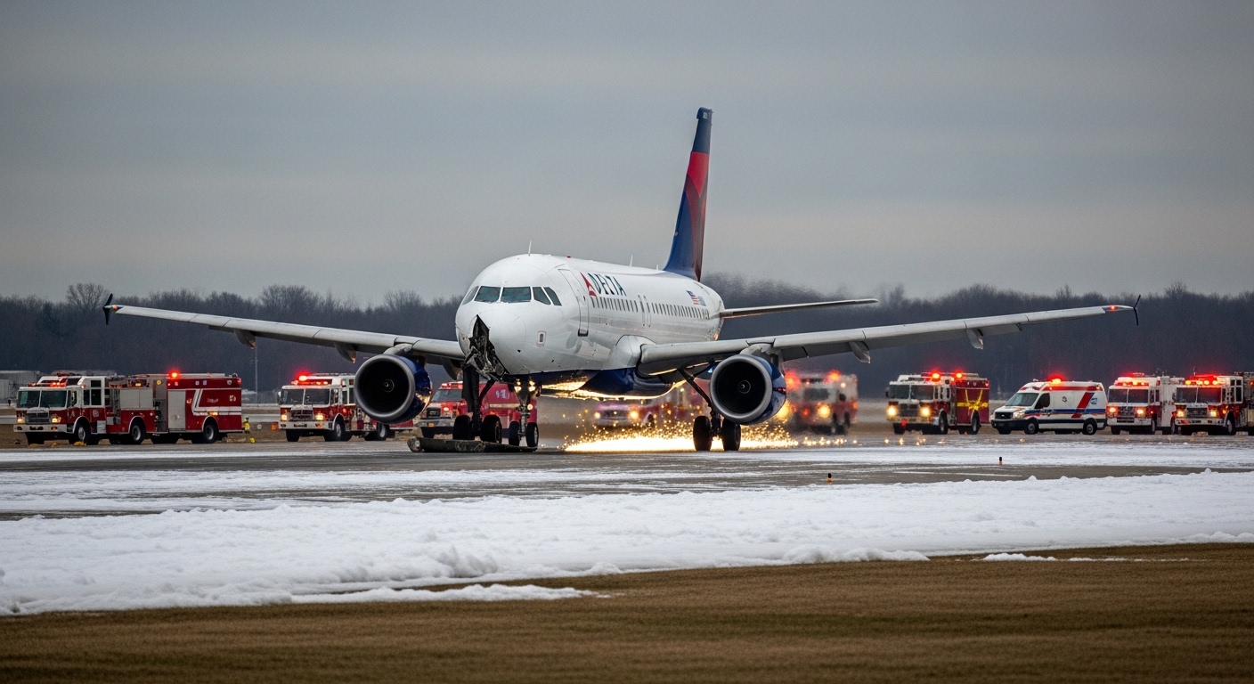 delta flight emergency landing